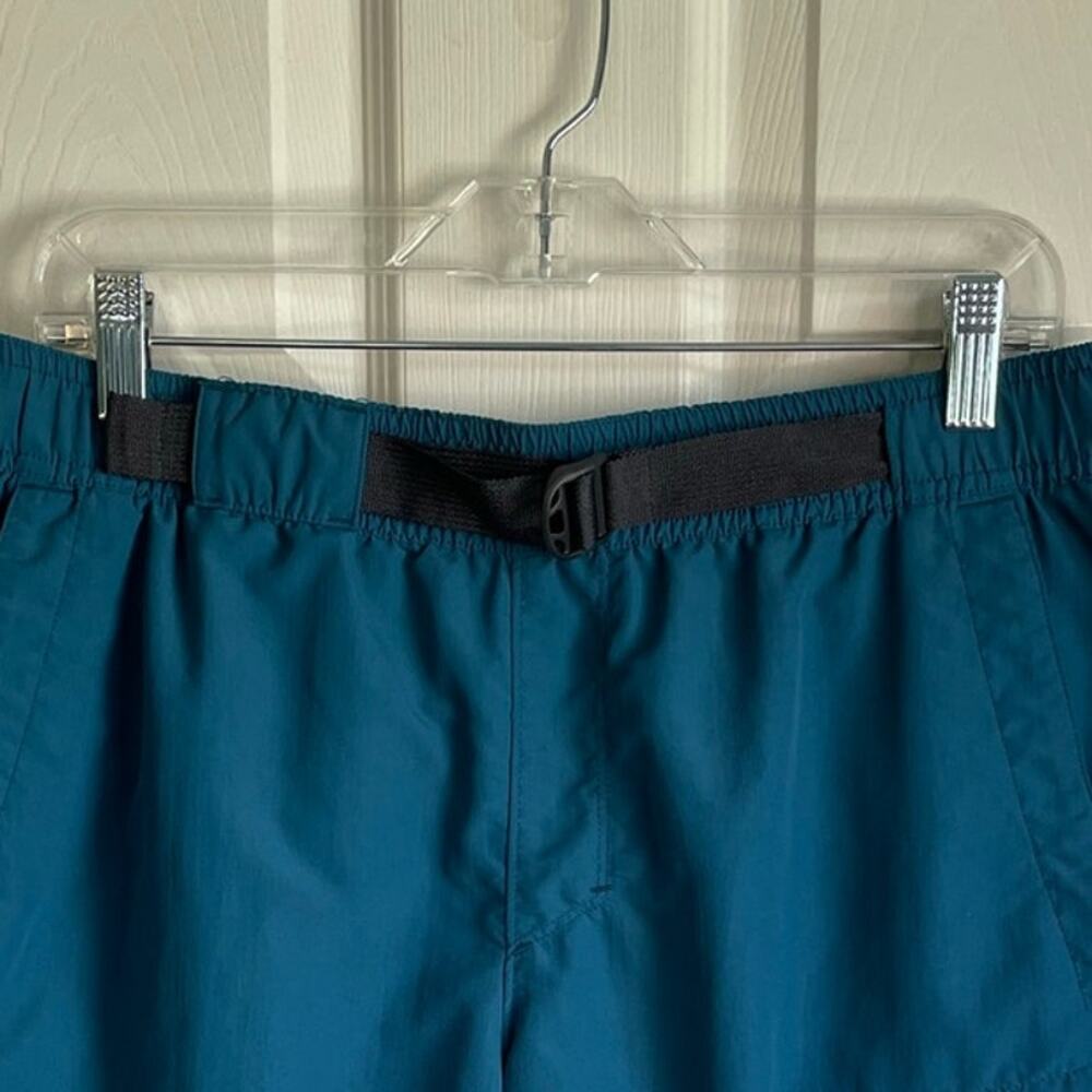 The North Face Class V Belted Shorts 8" Sz M Teal Pockets Swim Hiking Outdoors - Picture 5 of 12